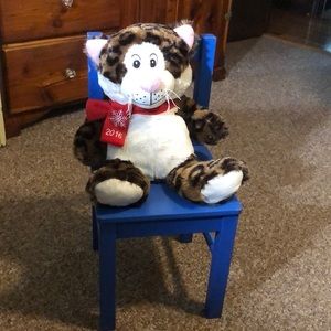 Vintage soft and cuddly, stuffed leopard